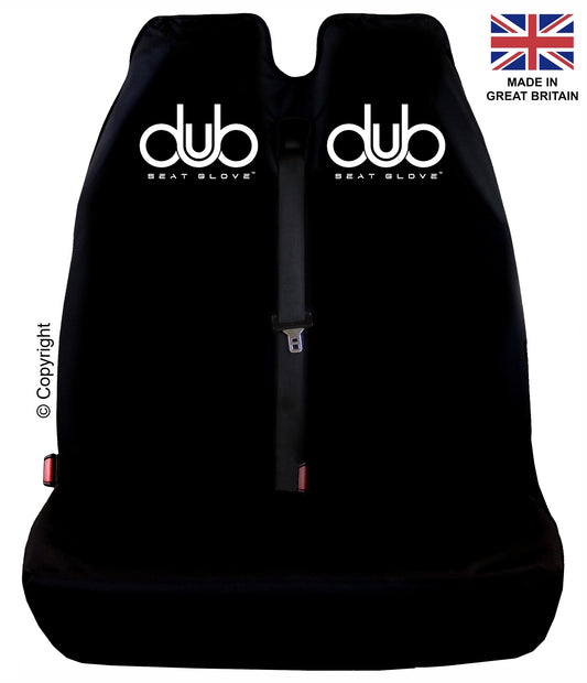 Genuine DUB SEAT GLOVE Front Twin Seat Cover Fits Most Volkswagen T6 TRANSPORTER Vehicles BRITISH MADE QUALITY