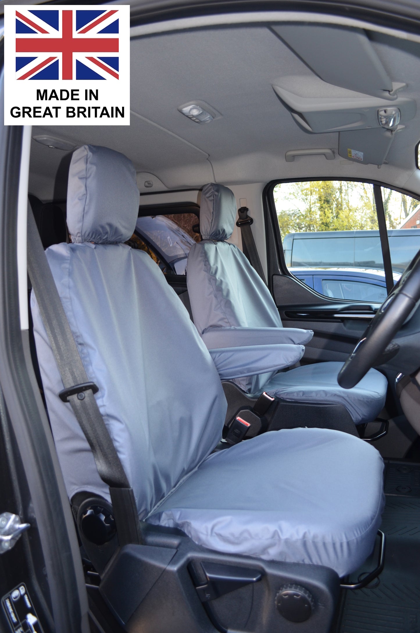 Ford Transit Custom Compatible 2013 to 2023 Tailored Front Seat Covers