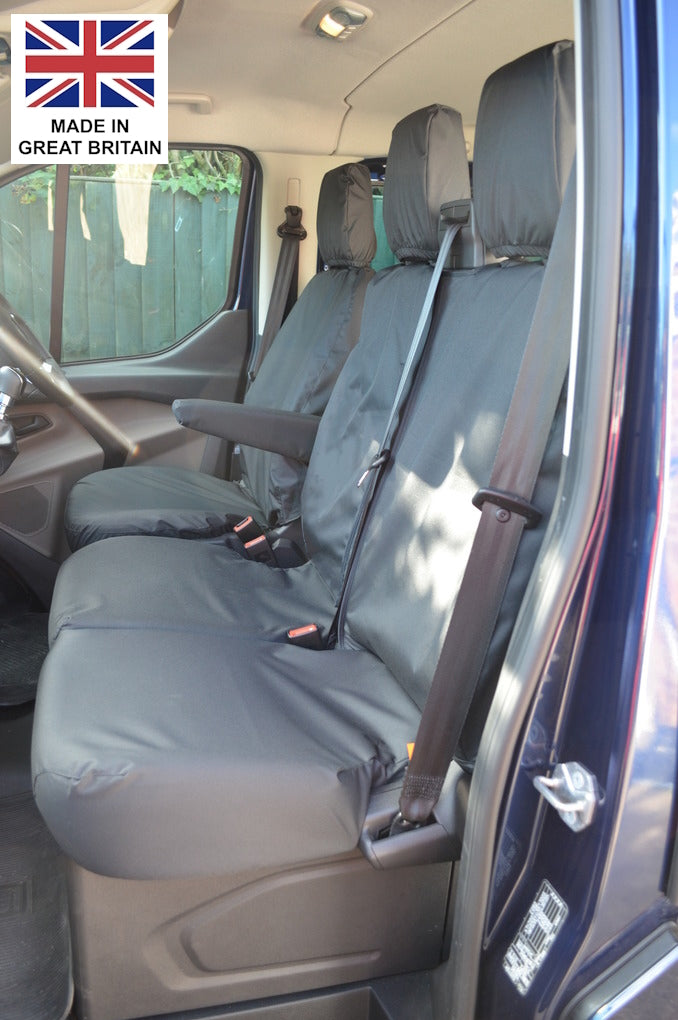 Ford Transit Custom Compatible 2013 to 2023 Tailored Front Seat Covers