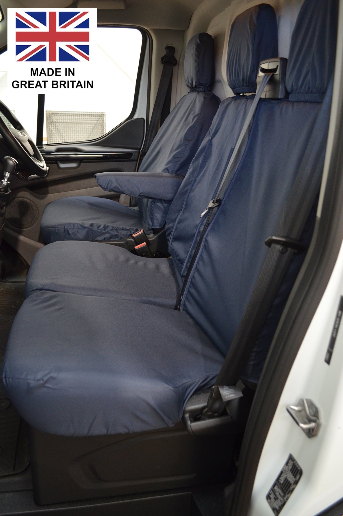 Ford Transit Custom Compatible 2013 to 2023 Tailored Front Seat Covers