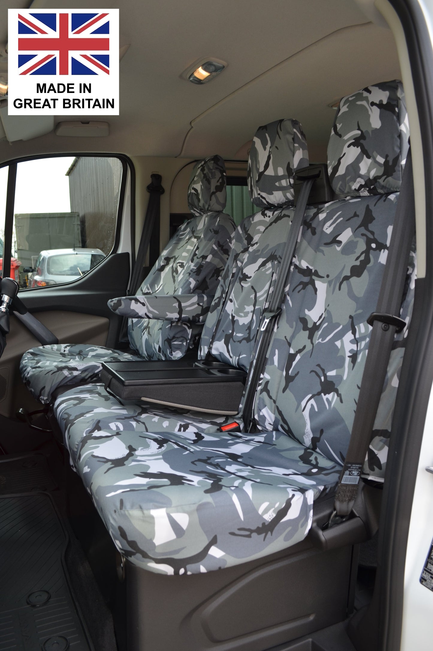 Ford Transit Custom PHEV Compatible 2019 to 2023 Tailored Front Seat Covers