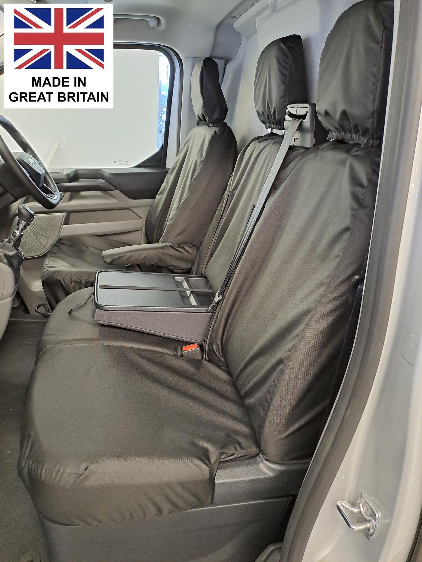 Ford Transit Custom Compatible 2023+ Tailored Front Seat Covers