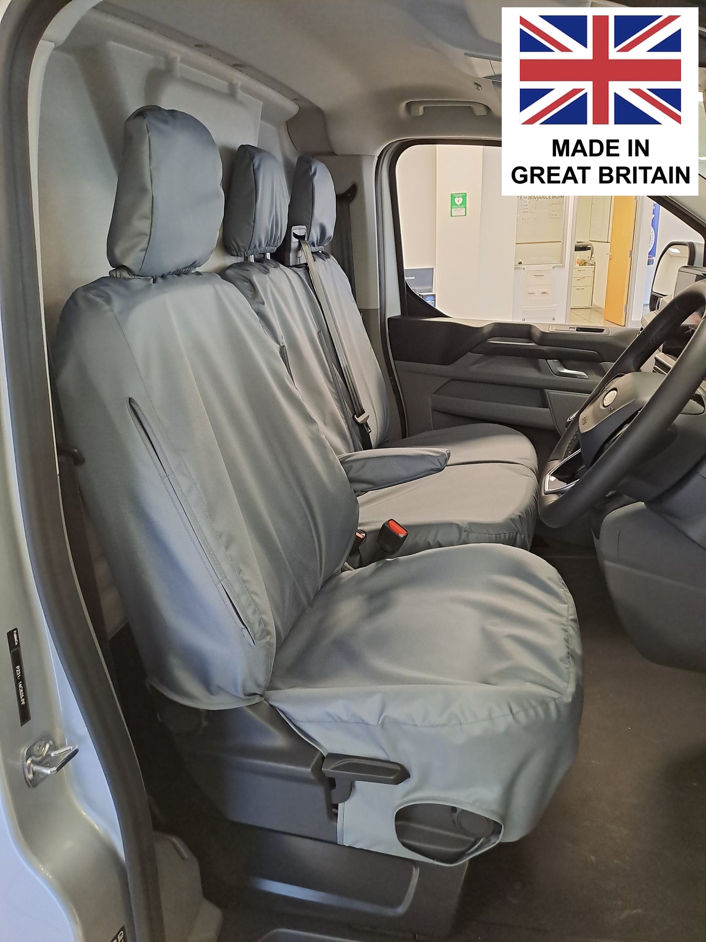 Ford Transit Custom Compatible 2023+ Tailored Front Seat Covers