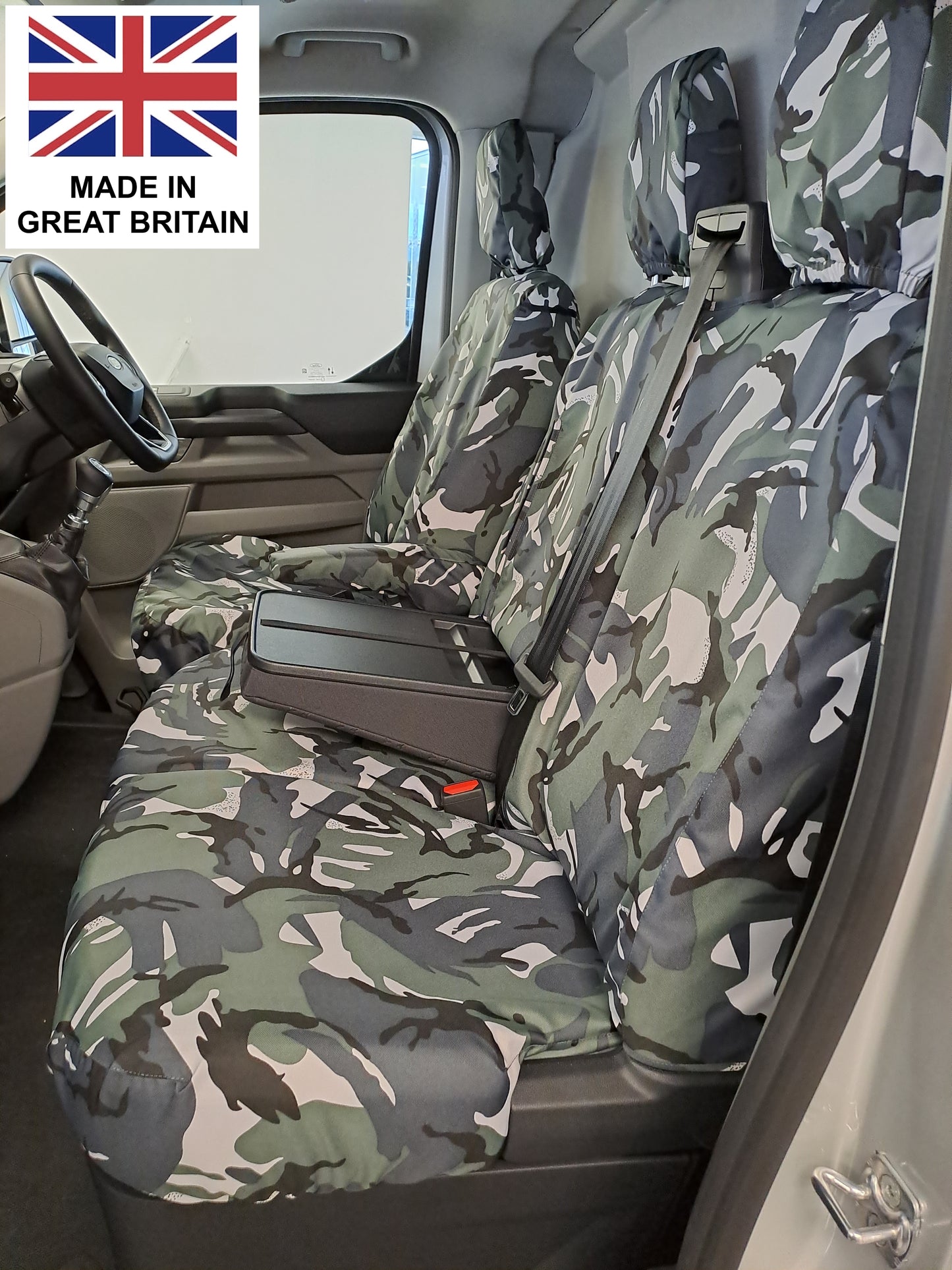 Ford Transit Custom Compatible 2023+ Tailored Front Seat Covers