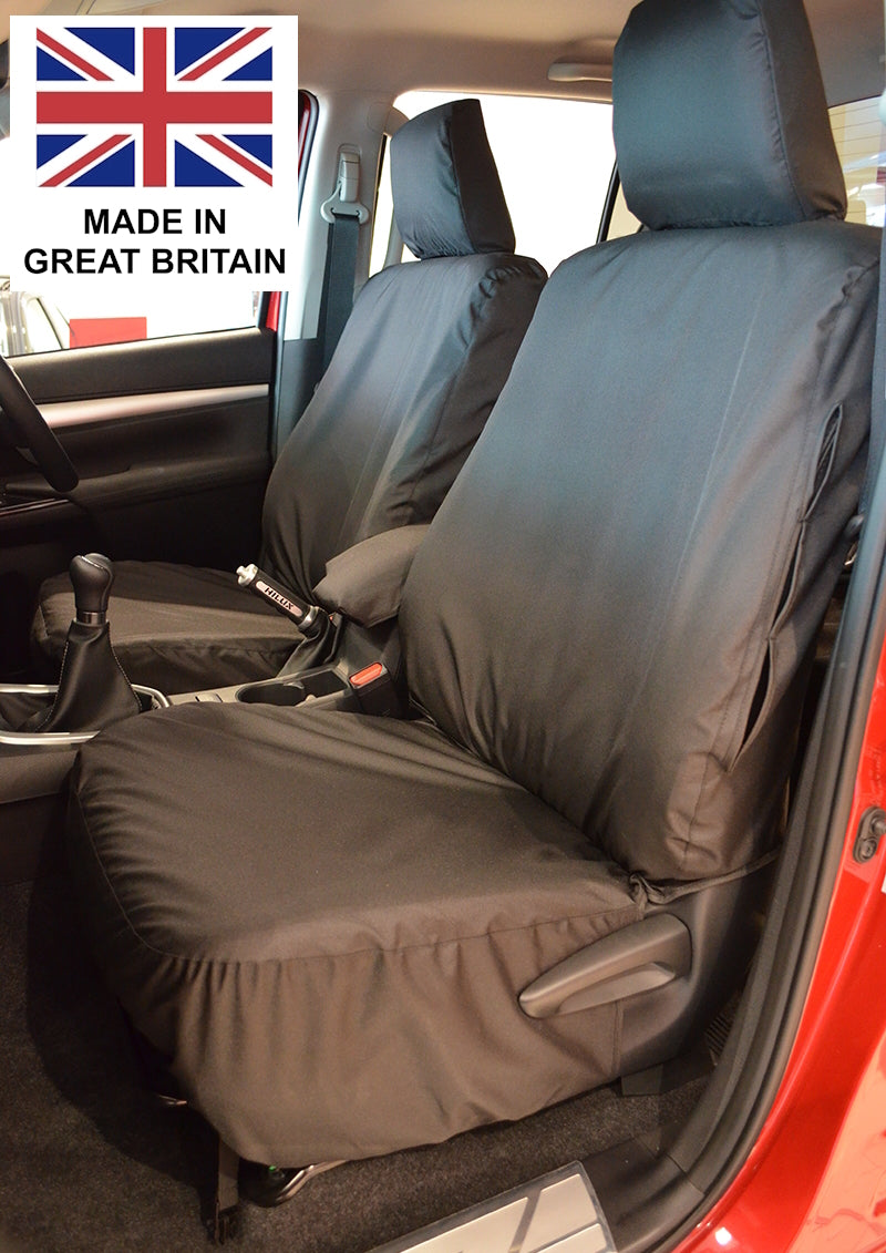 Toyota Hilux Invincible 2016+ Compatible Tailored Seat Covers