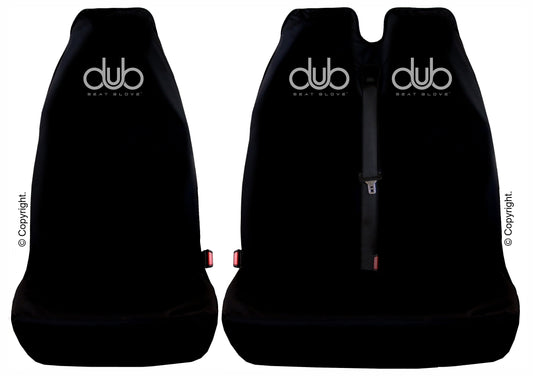 Genuine DUB SEAT GLOVE Front Single and Twin Seat Covers Fit Most Volkswagen T6 TRANSPORTER Vehicles BRITISH MADE QUALITY