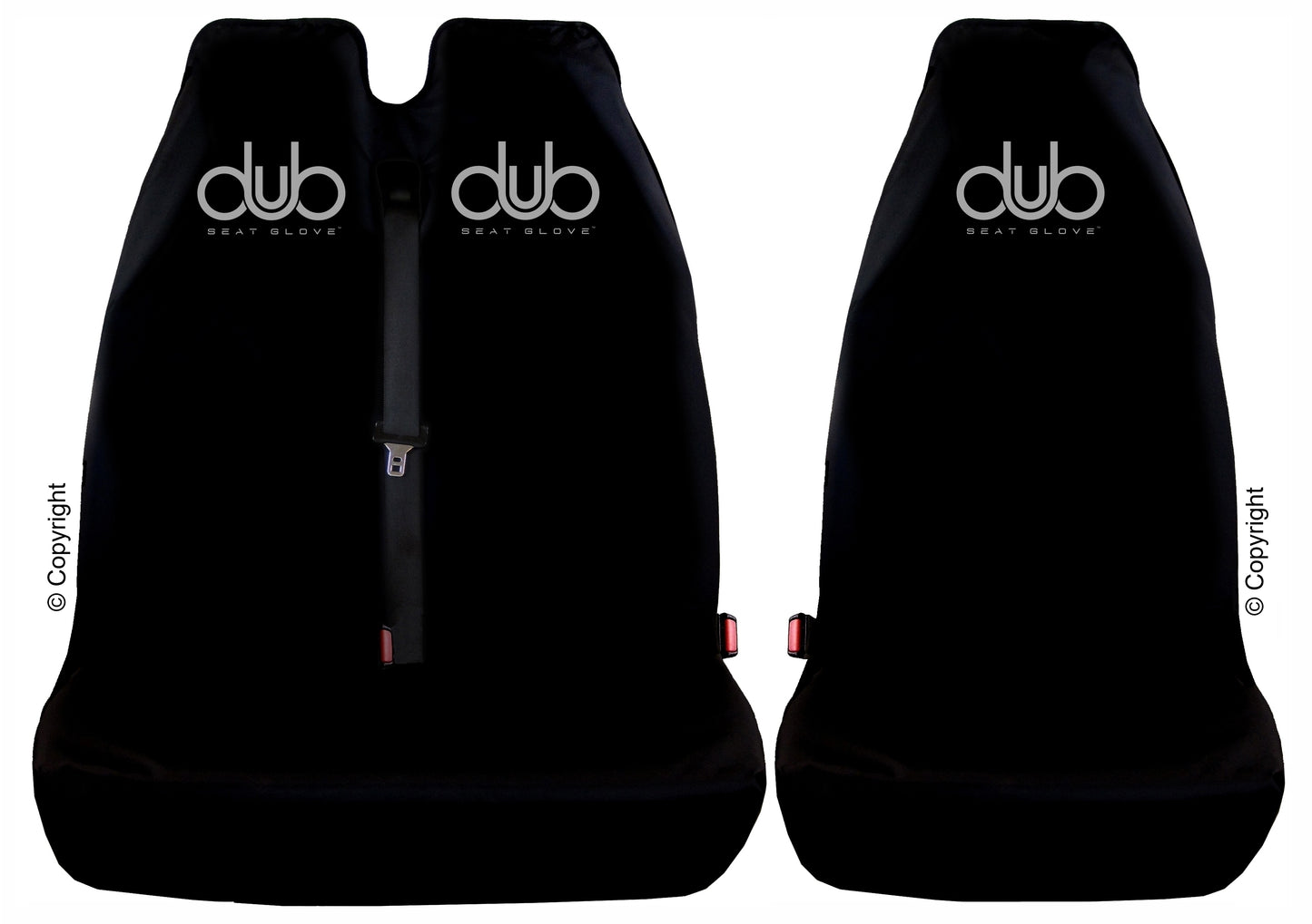 Genuine DUB SEAT GLOVE Rear Second Row Single and Twin Seat Covers Fit Most Volkswagen T4 TRANSPORTER Vehicles BRITISH MADE QUALITY