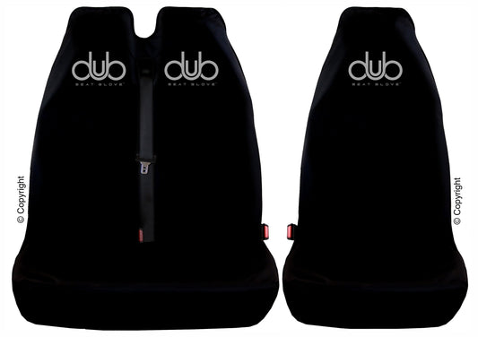 Genuine DUB SEAT GLOVE Rear Second Row Single and Twin Seat Covers Fit Most Volkswagen T5 TRANSPORTER Vehicles BRITISH MADE QUALITY